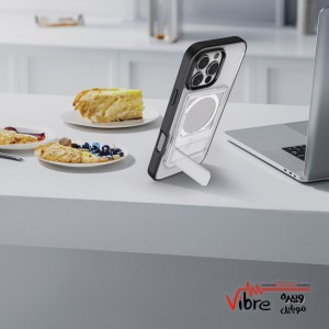 جاکارتی و استند مگسیف شیشه ایی گرین لاین مدلGreen Lion Kickstand MagSafe Wallet Holder