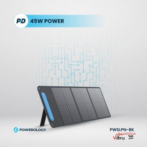 پنل خورشیدی تاشو پاورلوژی مدل SP60W توان 60 وات مونوکریستال