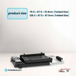 تردمیل تاشو پاورلوژی مدل TM20HP با حالت پیاده‌روی و دویدن