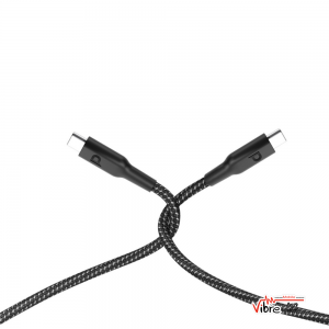 کابل دیتا و شارژ سریع پاورولوژی مدل Powerology 60W C-C 30cm  cables (اورجینال)