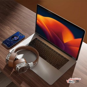 هدفون بی‌ سیم پرودو مدل Porodo Soundtec Vintage Wireless ENC Headphone