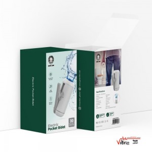 بیده جیبی برقی گرین لاین مدل Green Lion Electric Pocket Bidet با نازل تاشو و شارژ Type-C