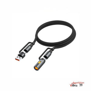 کابل Type-C به Type-C چندکاره ایس فست با سری فندکی مدل ACEFAST J6 Acewire Pro