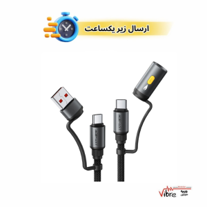 کابل Type-C به Type-C چندکاره ایس فست با سری فندکی مدل ACEFAST J6 Acewire Pro