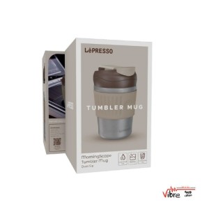 ماگ مسافرتی لپرسو مدل Morningscape Dual Sip ظرفیت 350 میلی‌لیتر Lepresso Tumbler Mug