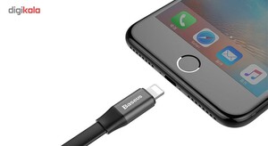 کابل USB به لایتنینگ باسئوس مدل Nimble طول 23 سانتی متر