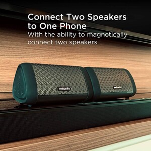 اسپیکر بلوتوثی قابل حمل موتورولا مدل Sonic SUB 630 BASS Twin بسته دو عددی