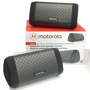 اسپیکر بلوتوثی قابل حمل موتورولا مدل Sonic SUB 630 BASS Twin بسته دو عددی