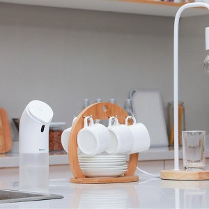 پمپ فوم ساز مایع دستشویی بیسوس مدل Minipeng Hand Washing Machine بهمراه فوم مایع +فول پک