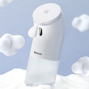 پمپ فوم ساز مایع دستشویی بیسوس مدل Minipeng Hand Washing Machine بهمراه فوم مایع +فول پک