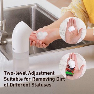 پمپ فوم ساز مایع دستشویی بیسوس مدل Minipeng Hand Washing Machine بهمراه فوم مایع +فول پک