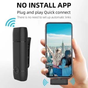 میکروفون یقه ای بی سیم مدل MK-9 با اتصال به تایپ C