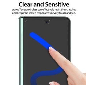 گلس محافظ صفحه نمایش سامسونگ زد فولد2 Galaxy Z Fold 2 5G Glass مدل Araree Sub-Core