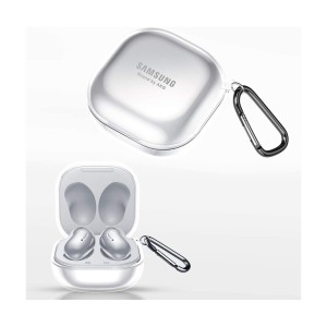 قاب محافظ و کاور شیشه ای کیس شارژ هدفون سامسونگ مدل های گلکسی بادز 2، پرو، لایو buds galaxy buds 2/live/pro Cover