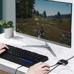 هاب و آداپتور یو اس بی برند بیسوس Baseus Square round 4 in 1 USB HUB Adapter