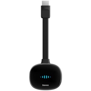 دانگل وای فای به HDMI تلویزیون باسئوس با کیفیت 4K مدل Baseus Meteorite Shimmer Wireless Display Adapter CATPQ-A01