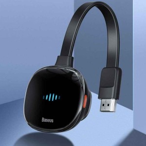 دانگل HDMI وای فای تلویزیون باسئوس با کیفیت 4K مدل Baseus Meteorite Shimmer Wireless Display Adapter CATPQ-A01.jpg