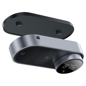 گیرنده بلوتوثی خودرو باسئوس مدل Baseus Solar Car FM Bluetooth Transmitter CDMP000001