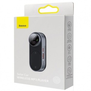 گیرنده بلوتوثی خودرو باسئوس مدل Baseus Solar Car FM Bluetooth Transmitter CDMP000001
