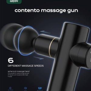 ماساژور تفنگی گرین Green Contento Portable Massage Gun 2500 mAh