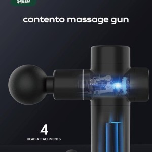 ماساژور تفنگی گرین Green Contento Portable Massage Gun 2500 mAh