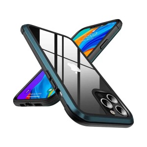 کاور گوشی و قاب محافظ شفاف گرین لاین مدل Hibrido Shield مناسب گوشی موبایل اپل iPhone 13 Pro Max