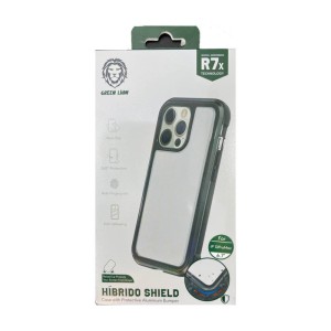 کاور گوشی و قاب محافظ شفاف گرین لاین مدل Hibrido Shield مناسب گوشی موبایل اپل iPhone 13 Pro