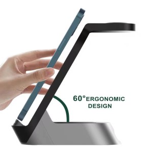 شارژر وایرلس سریع موبایل و اپل واچ و ایرپاد برند گرین مدل 4in1 Fast Wireless Charger