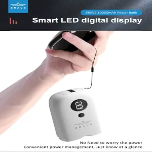پاور بانک کوچک بریو مدل BPB-02WH ظرفیت 10000 میلی آمپر ساعت 18W