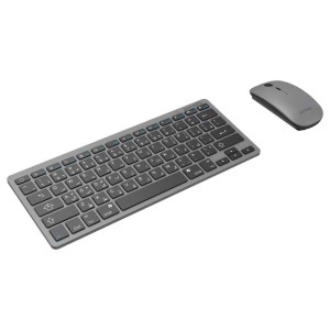 ست موس و کیبورد بی سیم پرودو مدل PD-BTKBMCO-GY Super Slim & Portable