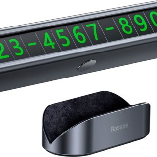 شماره تلفن پارک خودرو بیسوس مدل Square Bar Temporary Parking Number Plate CNFT000001