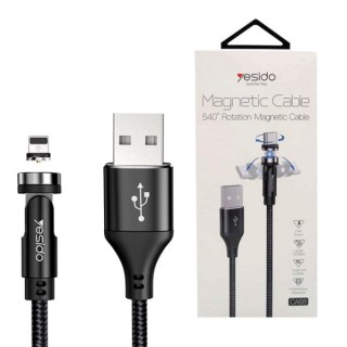 کابل شارژ مگنتی USB به لایتنینگ یسیدو YESIDO CA68 طول 1 متر 2.4 آمپر