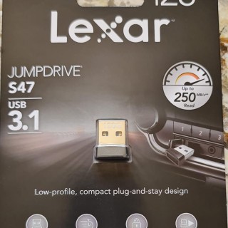 فلش مموری لکسار مدل Lexar JumpDrive S47 ظرفیت 128 گیگابایت گارانتی مادام العمر