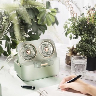 فن و پنکه رومیزی شارژی مدل ZAY-F005