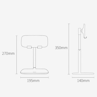 هولدر و پایه نگهدارنده رومیزی تبلت بیسوس مدل Indoorsy Youth Tablet Desk Stand SUZJ-01 .jpg