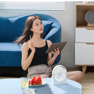 مینی پنکه رومیزی شارژی بیسوس Baseus Serenity Desktop Fan Pro ACJX000002