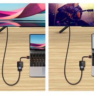 تبدیل و مبدل  HDMI به VGA بیسوس سری Baseus Lite