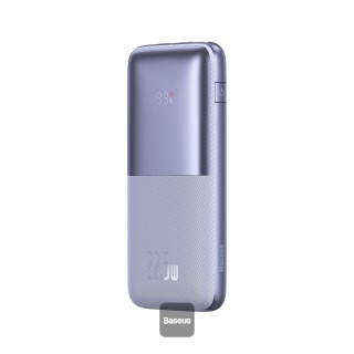 پاور بانک فست شارژ 22.5 وات  بیسوس مدل Bipow Pro Digital Display Power Bank 10000mAh  به همراه کابل 30 سانتی‌متری