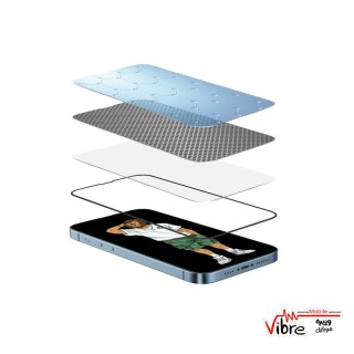 گلس و محافظ صفحه نمایش گرین مدل +Silicone مناسب گوشی موبایل اپل iPhone 12 Pro و iPhone 12 اورجینال