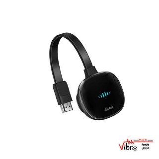 دانگل وای فای به HDMI تلویزیون باسئوس با کیفیت 4K مدل Baseus Meteorite Shimmer Wireless Display Adapter CATPQ-A01