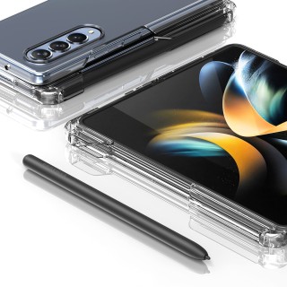 قاب و  کیف شفاف گوشی با جای خودکار برای سامسونگ زد فولد 4 مدل ARAREE NUKIN P CLEAR CRYSTAL CASE FOR SAMSUNG Z FOLD4