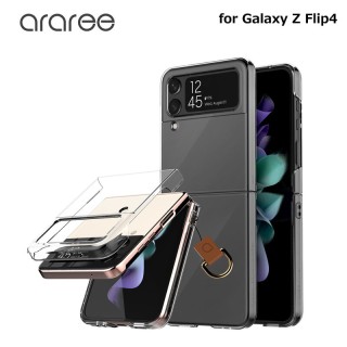 قاب شفاف و محافظ کریستالی گلکسی زد فلیپ 4 مدل ARAREE NUKIN CLEAR CRYSTAL CASE FOR SAMSUNG Z FLIP 4