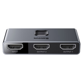 سوییچ دو پورت HDMI بیسوس Baseus Matrix HDMI Splitter Space CAHUB-BC0G