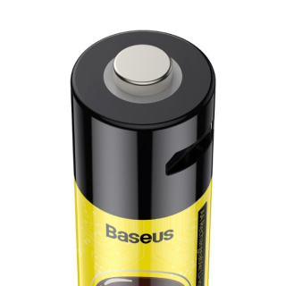 باتری قلمی قابل شارژ بیسوس (پک 4عددی) مدل Baseus Rechargeable Li-ion Battery  با گارانتی