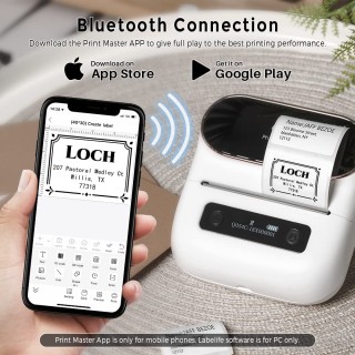 پرینتر کوچک لیبل ساز و بارکد زن بلوتوثی فوممو مدل Phomemo Label Printer - M220 Label Maker