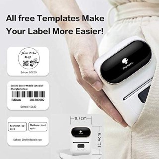 پرینتر کوچک و لیبل‌زن حرارتی بلوتوثی قابل حمل فوممو مدلPhomemo-M110 Label Printer- Mini Label Maker Printer