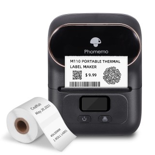 پرینتر کوچک و لیبل‌زن حرارتی بلوتوثی قابل حمل فوممو مدلPhomemo-M110 Label Printer- Mini Label Maker Printer