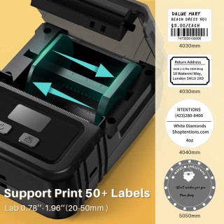 پرینتر قابل حمل و لیبل ساز حرارتی فوممو مدل Phomemo M120 Label Maker