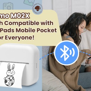 پرینترکوچک و پرینتر قابل حمل حرارتی بلوتوثی مدل PHOMEMO MINI PRINTER M02X