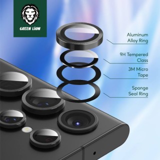 محافظ لنز دوربین اس 23 اولترا گرین مدل Green lion Camera Lens Amour
